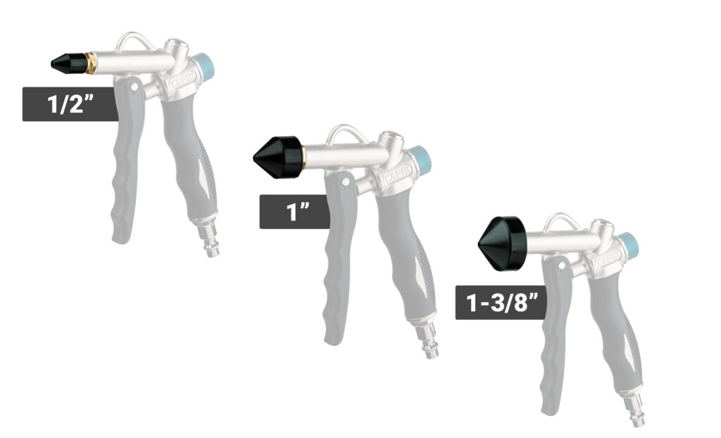 Concentrated Airflow & Prevents Damage