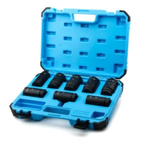 3/4" Drive 6-Point Deep Impact Socket Set, SAE