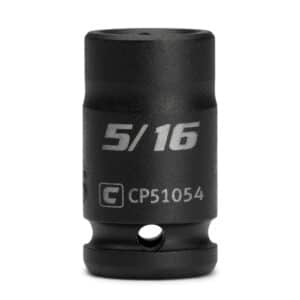 1/4" Drive Shallow Impact Sockets, 6-Point, SAE