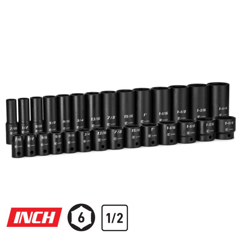 1/2″ Master Impact Socket Set