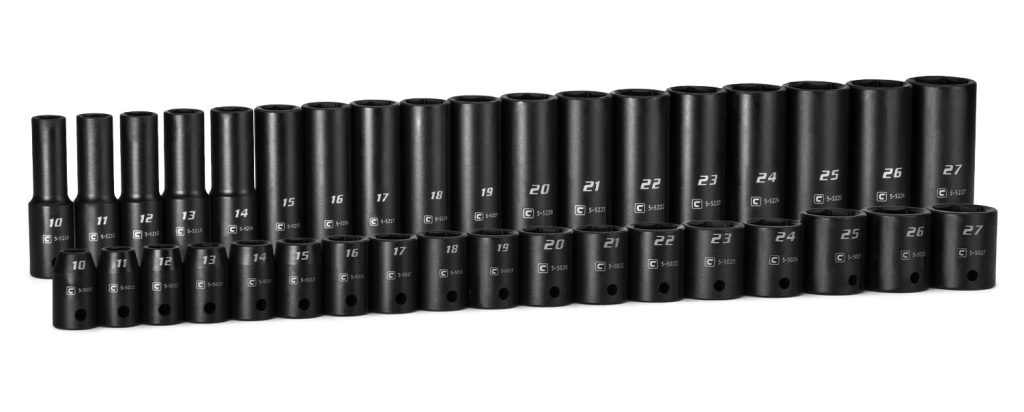 1/2" Dr. Master Impact Socket Set
