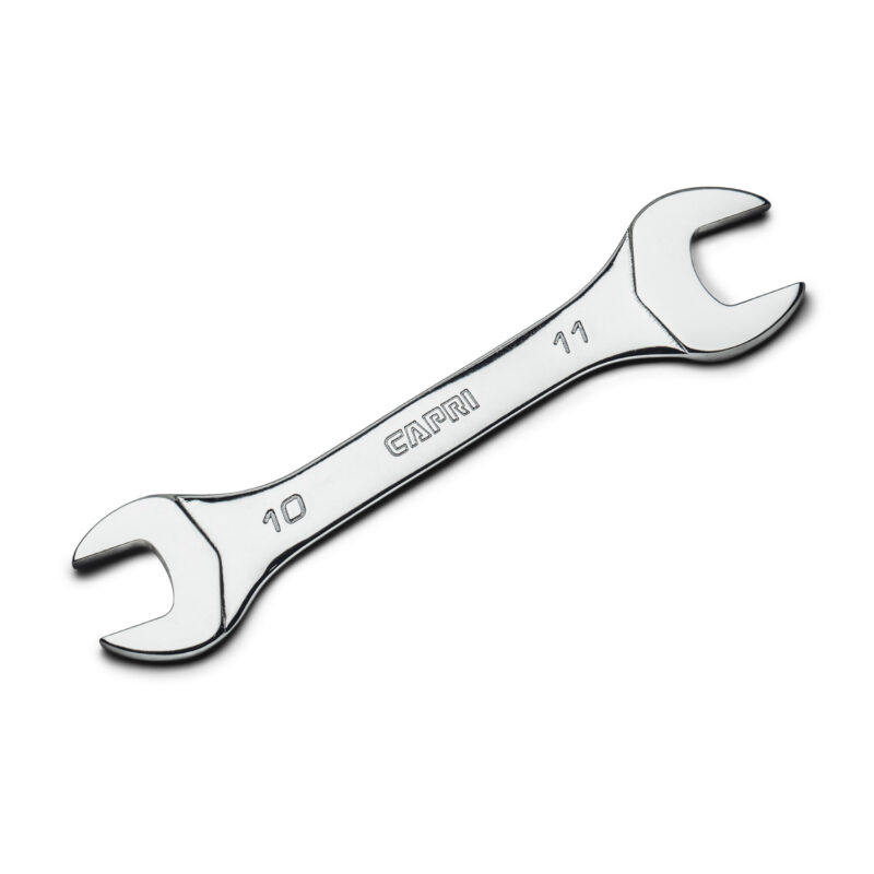 10 mm x 11 mm Slim Mini Open End Wrench, Metric