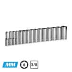 3/8″ Drive Deep Chrome Sockets Set, 8-22 mm