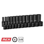 3/8″ Impact Socket Set