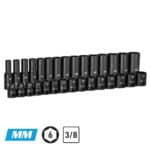 3/8″ Impact Socket Set, Deep and Shallow