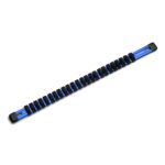 Aluminum Socket Rail, 1/4" Blue
