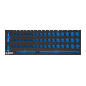 3/8" Drive Ultimate Impact Socket Mechanics Tray, Metric