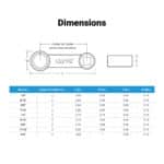 Torque Adapter Dimensions