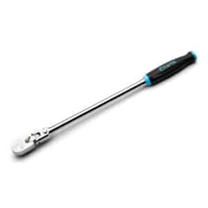 1/4" Dr. Locking Flex Head Soft Grip Ratchet