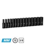 Capri Tools 12 Point Deep Impact Sockets, Metric