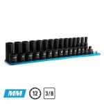 Capri Tools 12 Point Master Impact Sockets, Metric