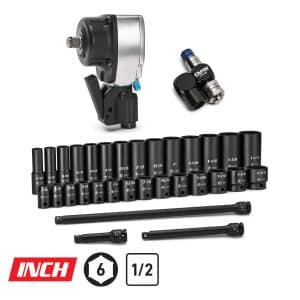 1/2" Drive Palm Air Pro Impact Bundle, SAE