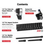 1/2" Pro Impact Bundle, SAE