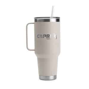 YETI Rambler 42 oz Straw Mug With Straw & Lid (Tan)